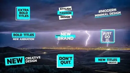 Bold Titles | After Effects 43788512