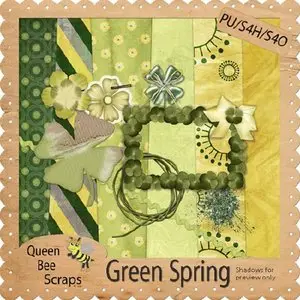 Scrap-kit - Green Spring