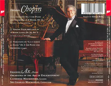 Chopin - Emanuel Ax - Piano Concertos No. 1, Grande Valse, Variations (1998)