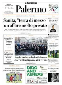 la Repubblica Palermo - 4 Novembre 2021
