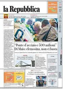 la Repubblica - 19 Agosto 2018