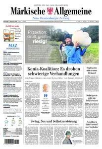Neue Oranienburger Zeitung - 08. Oktober 2019