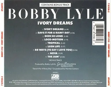 Bobby Lyle - Ivory Dreams (1989) {Atlantic}