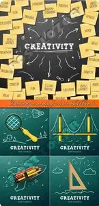 Creativity learning vector blackboard