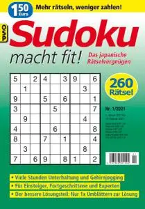 Sudoku macht fit - Nr.1 2021