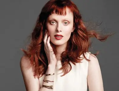 Karen Elson by Yu Tsai for Harper’s Bazaar Singapore March 2016