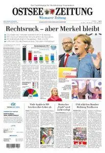 Ostsee Zeitung Wismar - 25. September 2017