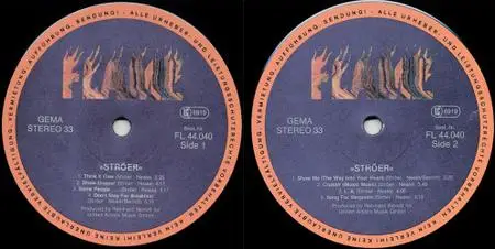 Ströer - s/t (vinyl rip) (1980) {Flame}