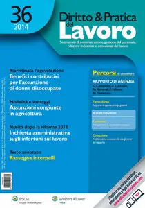 Diritto & Pratica del Lavoro n.36 - 2014