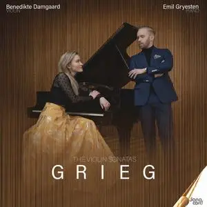 Benedikte Damgaard & Emil Gryesten - Grieg: The Violin Sonatas (2023) [Official Digital Download 24/96]