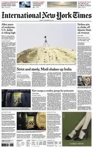 International New York Times - Friday 26 September 2014