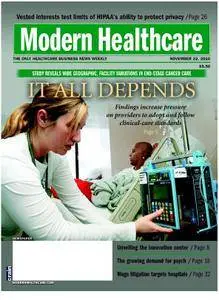 Modern Healthcare – November 22, 2010