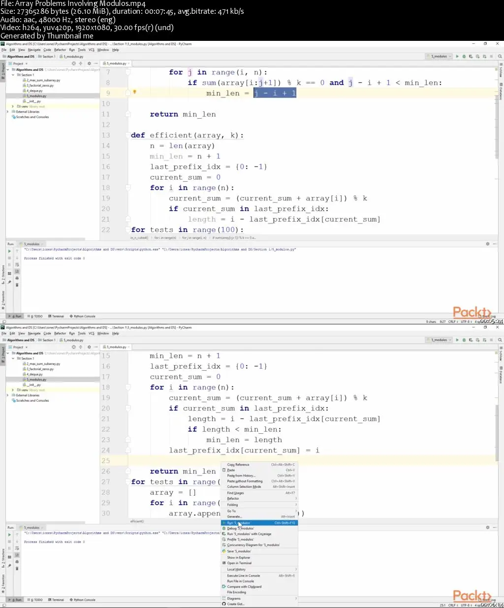 Advanced Data Structures and Algorithms in Python