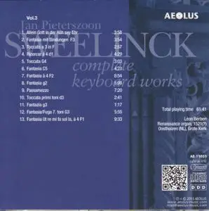 Jan Pieterszoon Sweelinck - Complete Keyboard Works - Leon Berben (2015) {6CDs Set Aeolus AE-11021}