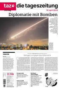 taz. die tageszeitung - 16. April 2018