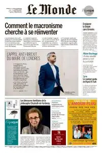 Le Monde du Dimanche 21 et Lundi 22 Octobre 2018