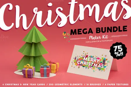 CreativeMarket - Christmas MEGA BUNDLE Maker Kit