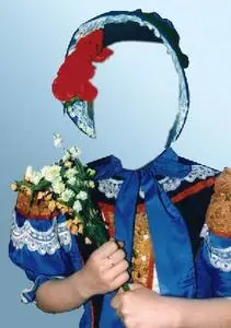 Photoshop template of costume