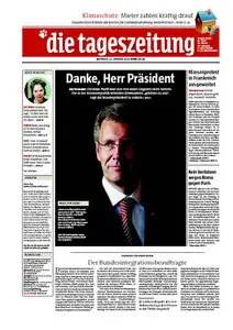 Tageszeitung TAZ vom 20 Oktober 2010