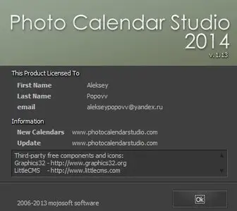 Mojosoft Photo Calendar Studio 2014 1.13