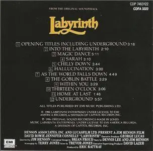 David Bowie - Labyrinth OST (1986) FLAC