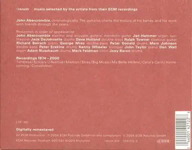 John Abercrombie - Selected Recordings (2004) {ECM rarum XIV}