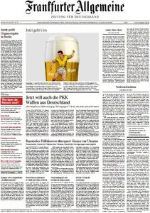 Frankfurter Allgemeine Zeitung vom Samstag, 23. August 2014