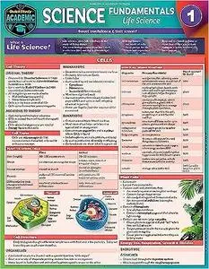 Science Fundamentals 1 - Life Science - Cells, Plants & Animals (Quickstudy Academic)