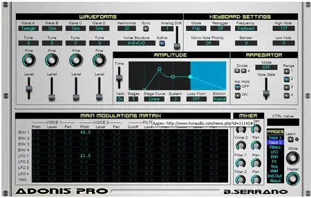 B.Serrano Adonis Pro VSTi 1.5.3