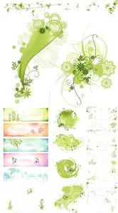 Flower Vector Mix set 4