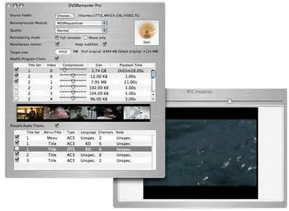 DVDRemaster 3.0.2 Pro for Mac OS X