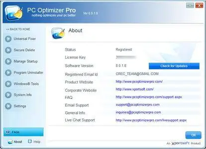 PC Optimizer Pro 8.0.1.8