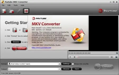 Pavtube MKV Converter 4.5.1.5363 Retail