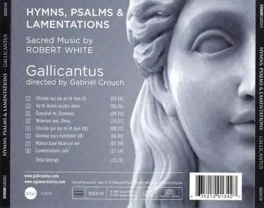 Gallicantus, Gabriel Crouch - Robert White: Hymns, Psalms & Lamentations (2009)