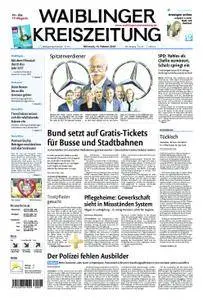 Waiblinger Kreiszeitung - 14. Februar 2018