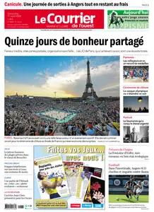 Le Courrier de l'Ouest Angers - 11 Août 2024
