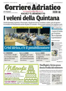 Corriere Adriatico Ascoli - 15 Luglio 2024