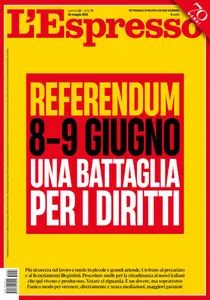 L'Espresso - 30 Maggio 2025