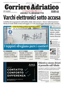 Corriere Adriatico Ascoli - 20 Ottobre 2025