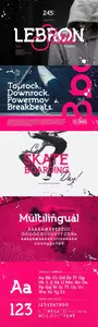 Lebron Slab - Modern Geometric Slab Font