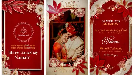 Indian Wedding Invitation 57986532