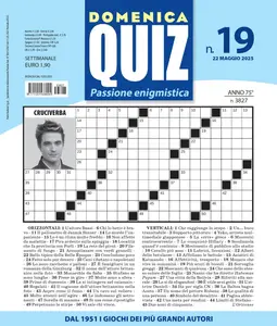 Domenica Quiz N.3827 - 22 Maggio 2025
