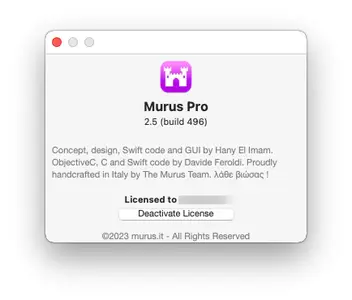 Murus Pro 2.5 macOS