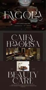EE - Fagora Calligraphy Serif Fonts 7Z228M2