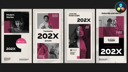 Modern Stories for DaVinci Resolve 56725802