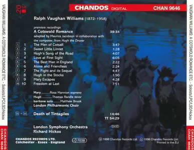 Richard Hickox, London Symphony Orchestra - Vaughan Williams: A Cotswold Romance, Death of Tintagiles (1998)