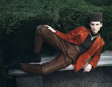 Giedre Dukauskaite by Javier Biosca for Harper’s Bazaar Spain October 2025