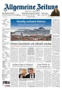 Allgemeine Zeitung Ingelheim - Bingen - 09. November 2017