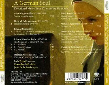 Ensemble Meridien; Laia Frigole, Juan de la Rubia - A German Soul: Devotional Music from 17th-century Hamburg (2014)