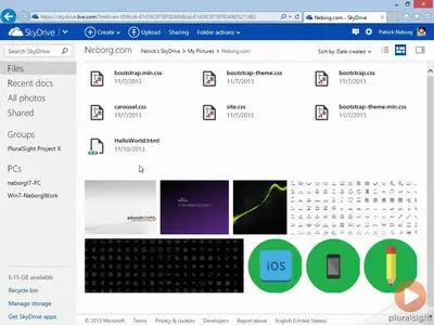 Pluralsight - Using SkyDrive for Collaboration, Communication and Cloud Storage [repost]